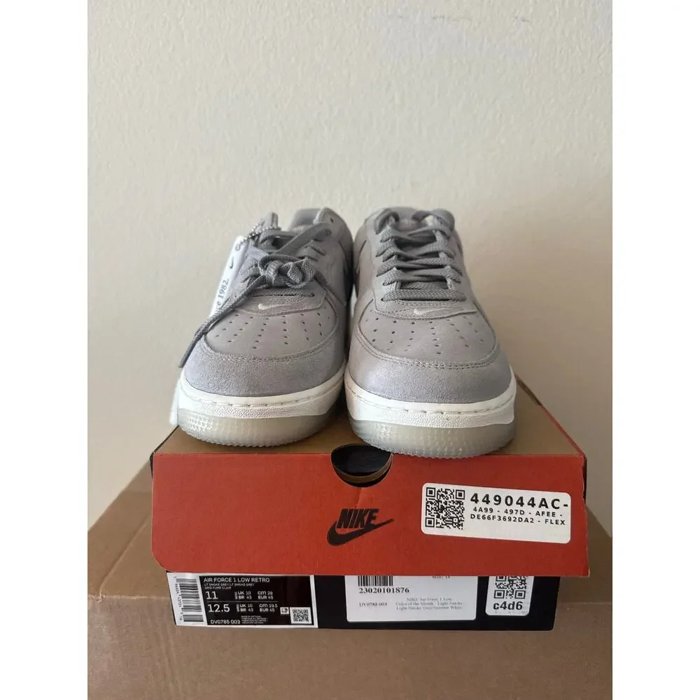 Nike Air Force 1 Low Retro “Light Smoke Grey” Men’s Size 11